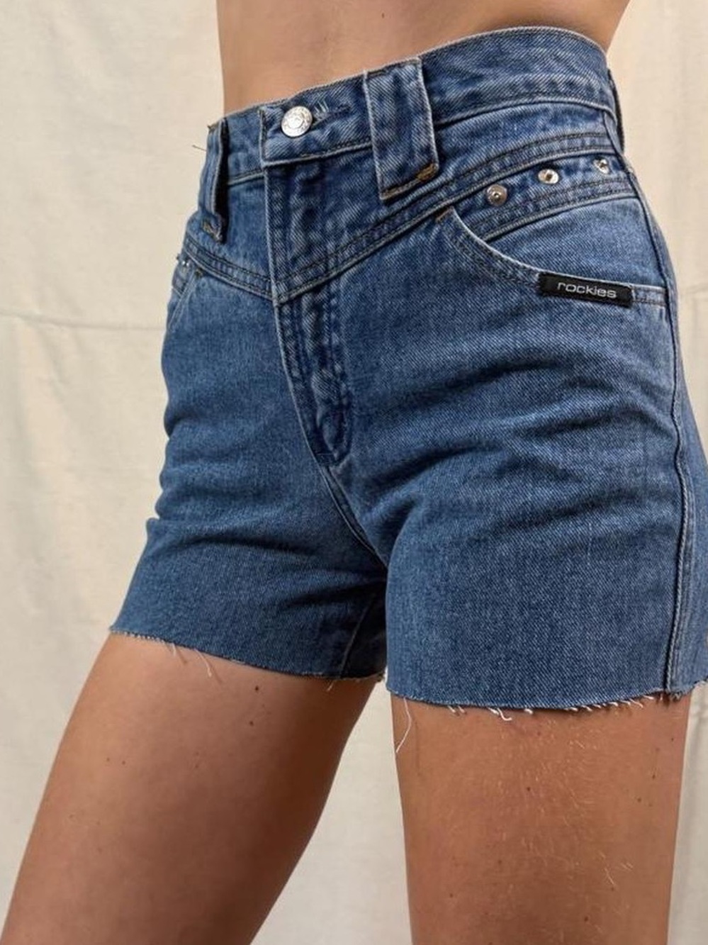 NEW! Vintage Rockies Denim Shorts